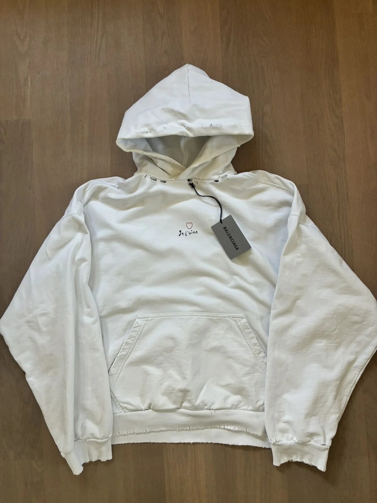 Balenciaga — Balenciaga “Je T‘aime“ Hoodie F23 Valentine‘s Day — streetwear — resale