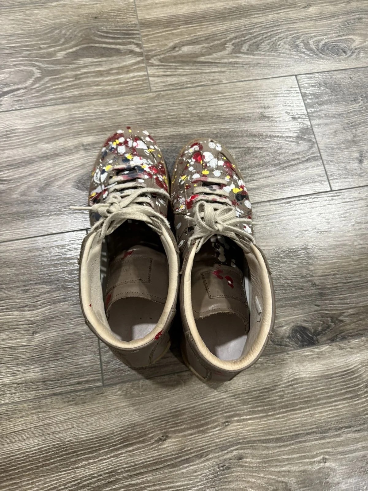 Maison Margiela — Maison Margiela Paint Splattered Gats — Sneaker — resale