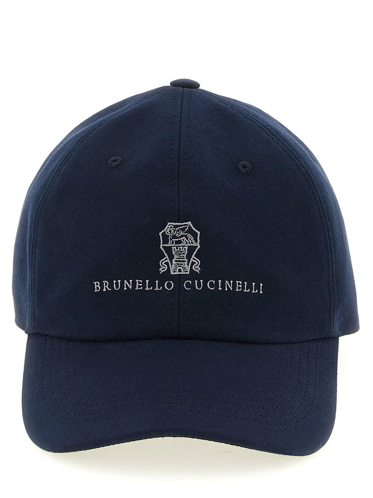 Brunello Cucinelli — Brunello Cucinelli Logo Embroidery Baseball Cap — Accessory — resale