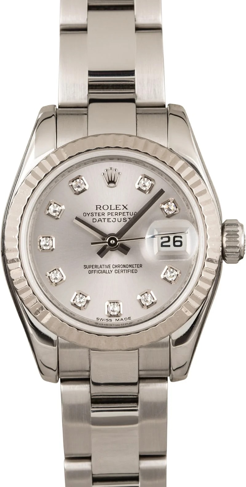 Diamond Dial Rolex Datejust Ref 179174 2
