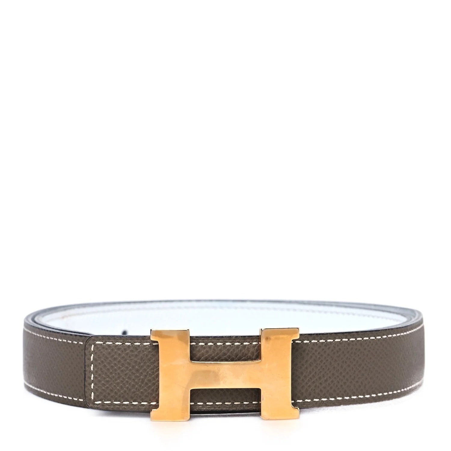 Hermès — 24mm Constance H Belt 75 30 Etoupe — Accessory — resale