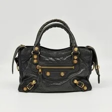 Balenciaga — Balenciaga Mini City Classic Motorcycle Hardware Satchel — Handbag — resale