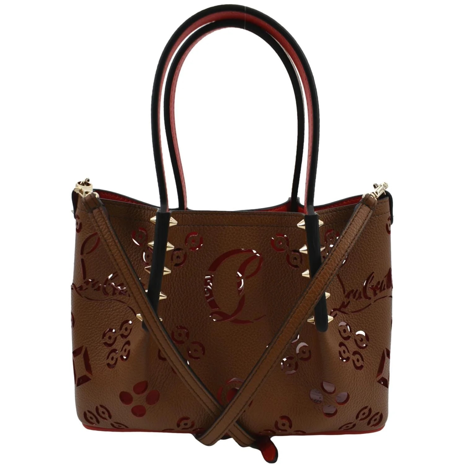 Christian Louboutin — Christian Louboutin Cabarock Loubinthesky Perforated Spikes — Handbag — resale