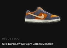 Nike SB Dunk Low Pro Light Monarch 8.5M 2