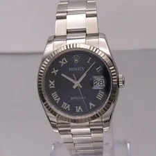 Rolex Datejust 36mm Steel Blue Jubilee Dial Fluted Automatic 116234 3