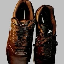 Nike Air Max 1 Golf Shoes Gum 10.5 2019 NEW Authentic /Runner 2
