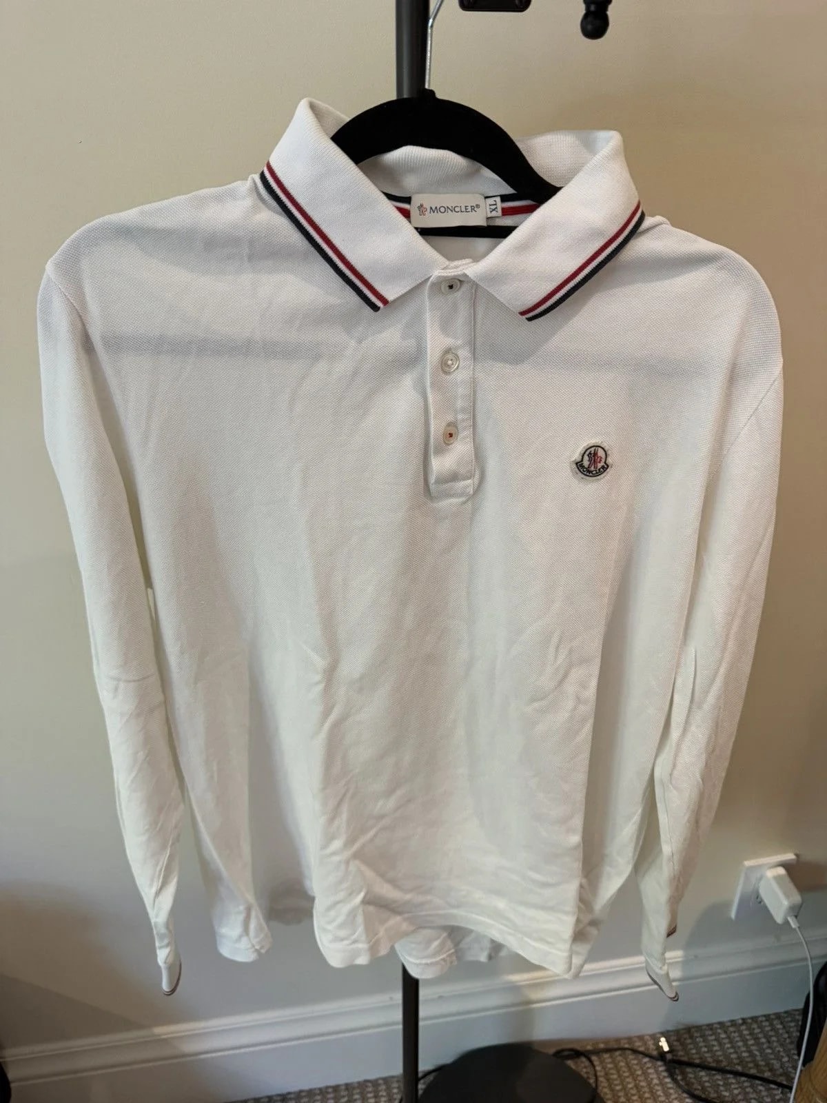 Moncler — Moncler Longsleeve Rugby Polo — streetwear — resale