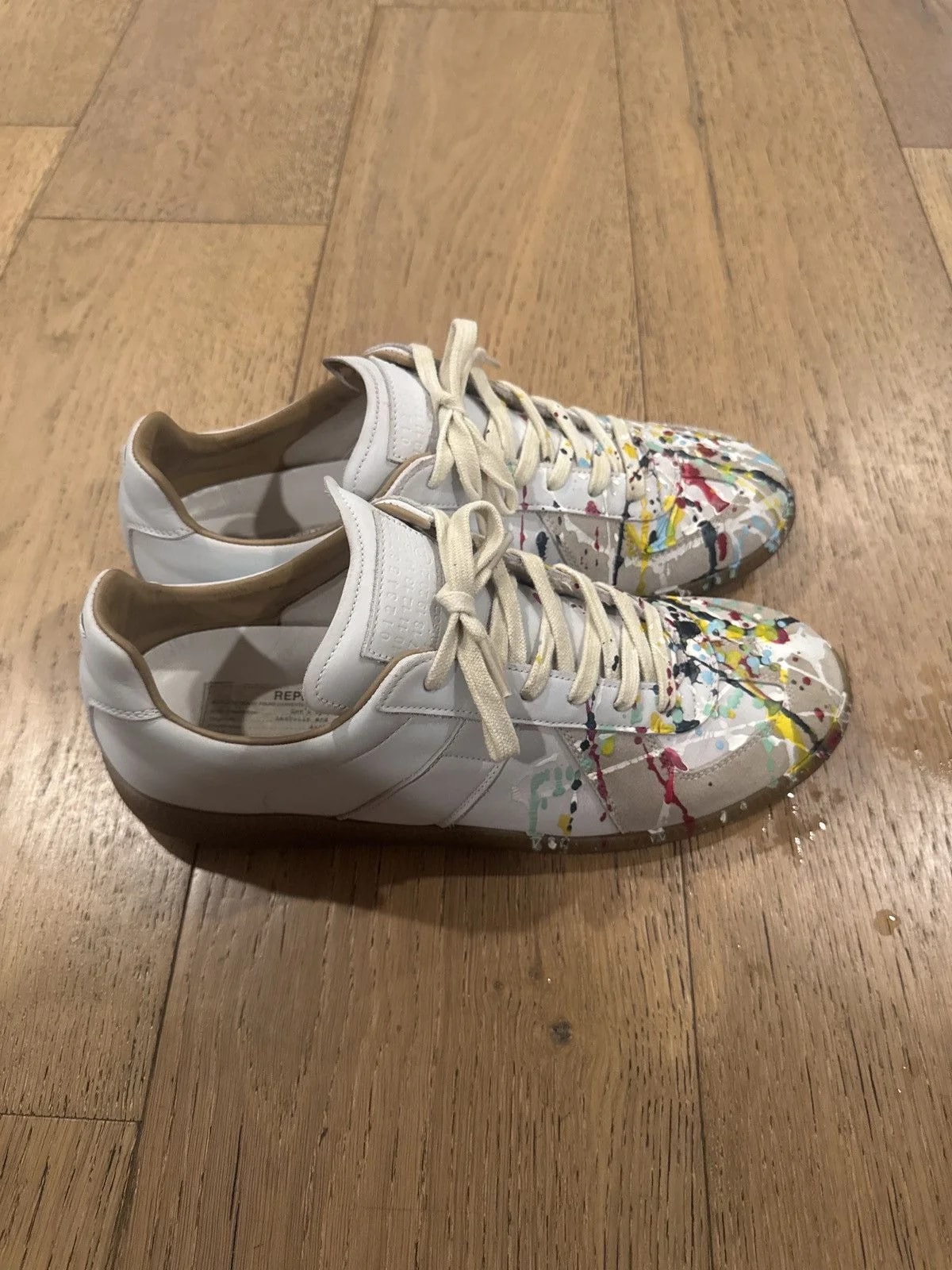 Maison Margiela — Maison Margiela Paint-splatter Gats — Sneaker — resale