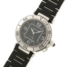 Cartier Pasha Sea Timer W31077U2 Stainless Steel / Rubber 40mm Automatic #DW2697 2