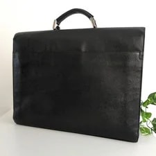 Good Condition Prada Business Key Briefcase Large C 3