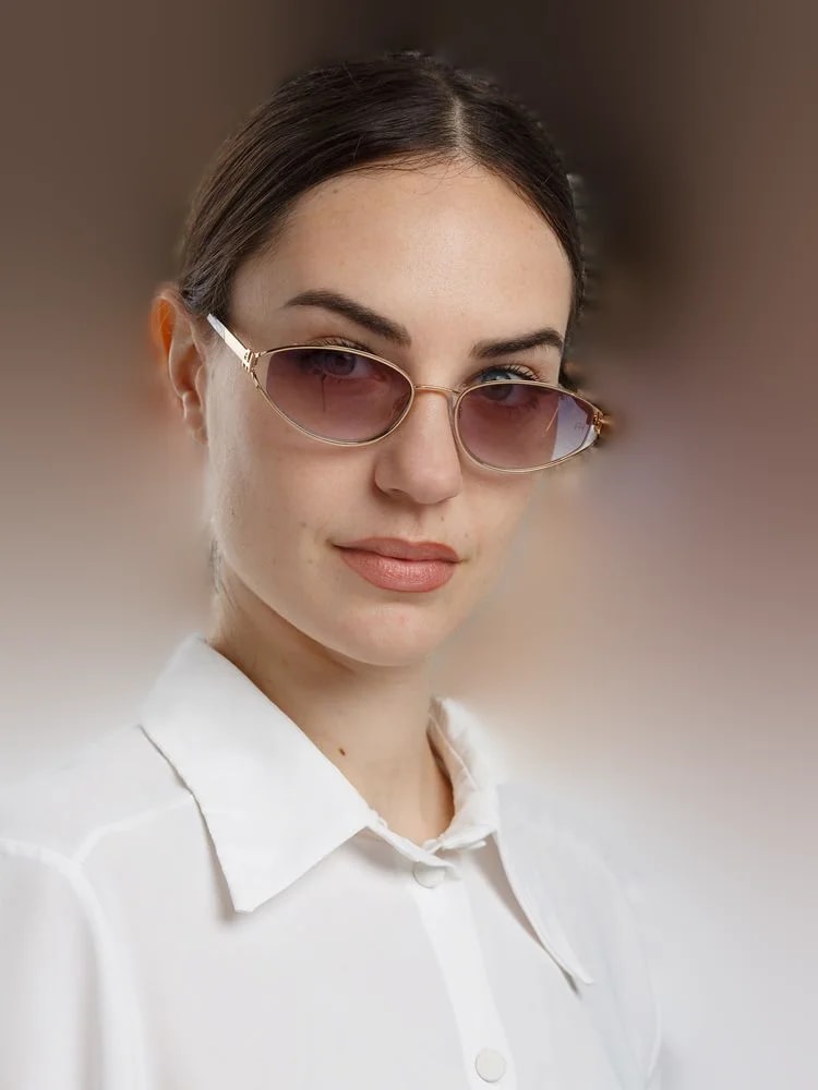 Ana Hickmann Ah3355 Metal-Frame Sunglasses — 4