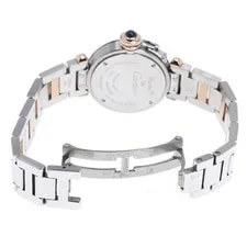 Cartier Pasha de WJ124020 27mm SS Silver Dial Quartz #C4092 2