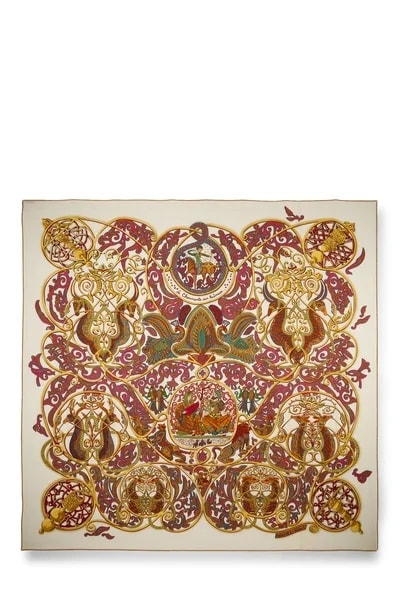 Hermès — & 'La Danse des Amazone' Scarf 140 — Accessory — resale