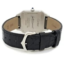 Cartier Santos Dumont LM WSSA0046 Stainless Steel 32mm Black Dial #TSW1349 3