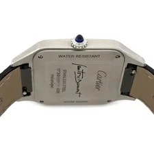 Cartier Santos Dumont LM WSSA0046 Stainless Steel 32mm Black Dial #TSW1349 4