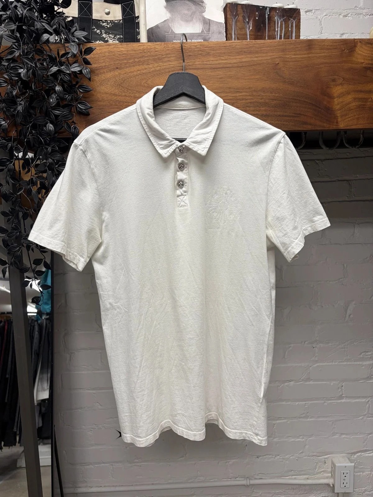 Chrome Hearts — Hearts Polo With Rhodium Hardware — streetwear — resale