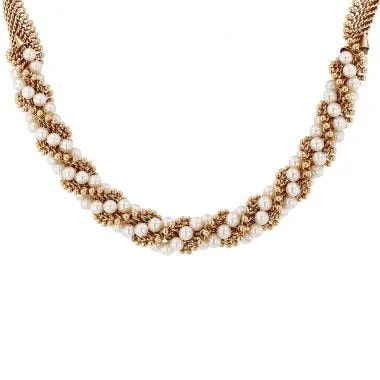 Piaget — Piaget 1960's in Yellow Gold and Cultured Pearls — Jewelry — resale