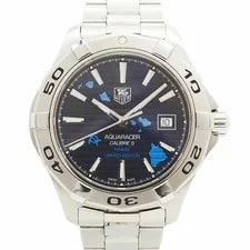 Tag Heuer — Tag Heuer Aquaracer WAP201AA Navy Dial Stainless Steel — Watch — resale