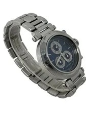 Cartier Pasha Chronograph Ref. 1352.1 Quartz 36mm Sunray Blue Dial 3