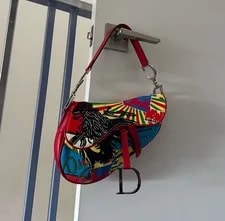 Dior — Dior Saddle Sound of Soul Model in Rasta — Handbag — resale