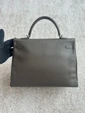 Hermès Kelly 35 Sellier Etain Top Handle 2