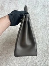 Hermès Kelly 35 Sellier Etain Top Handle 3