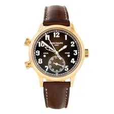 Patek Philippe — Patek Philippe Complications Calatrava Pilot Travel Time Rose Gold 37.5mm 7234R — Watch — resale