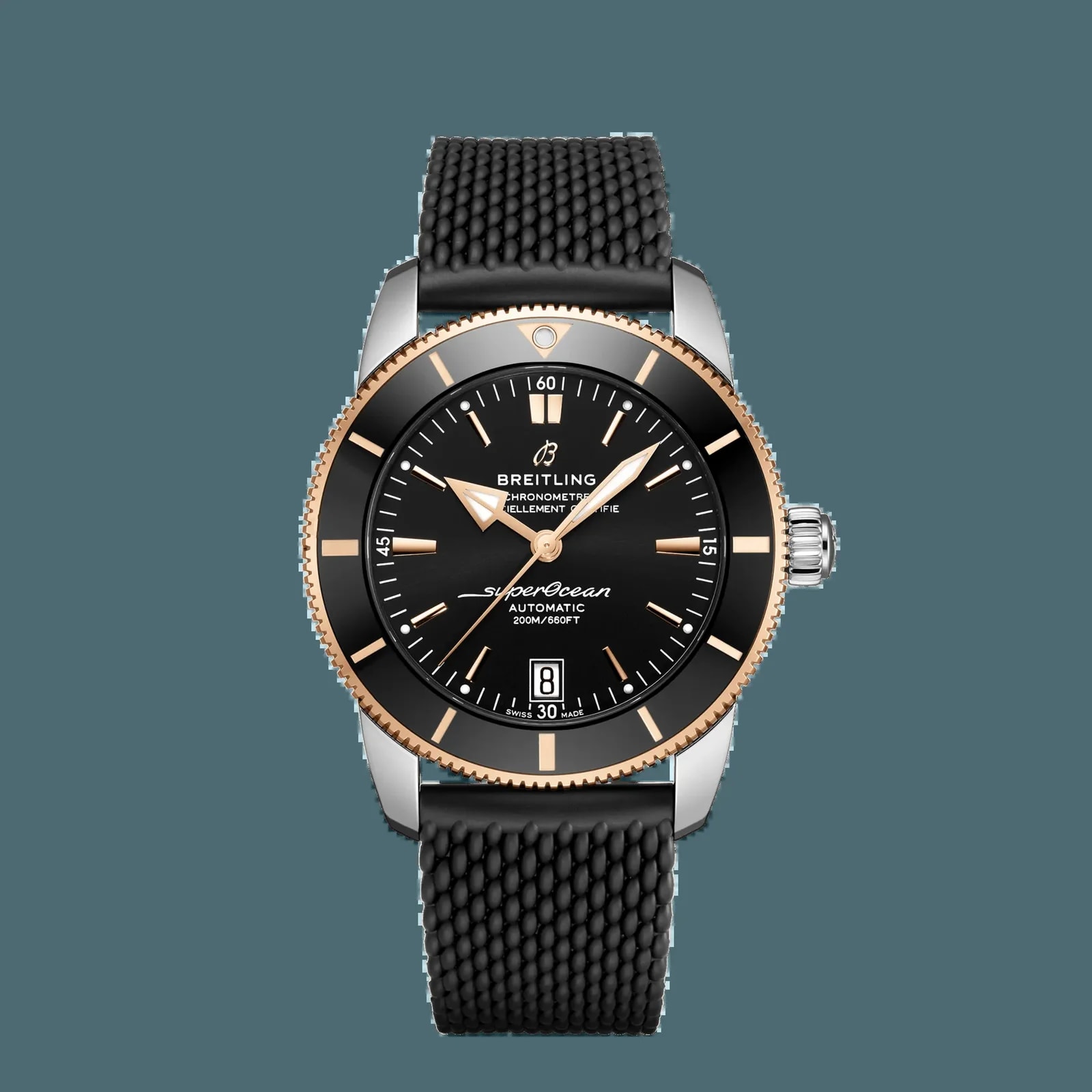 Worldofluxuryus — Breitling Superocean Heritage B20 Automatic 42 Stainless Steel & Red Gold — Watch — resale