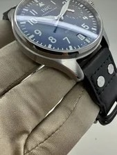 2022 IWC Big Pilot Blue Dial 46mm Steel Automatic IW501002 W/ Case 3