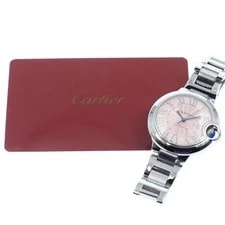 Cartier Baron Blue SM W6920100 Pink Dial Automatic Watch_963153 2