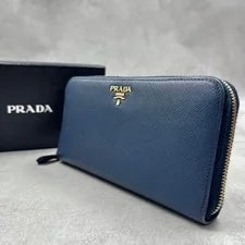Prada — Prada Round Zipper Long Wallet 9451 From Japan — Handbag — resale