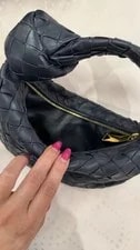 ’S Woven Crescent , Hardware Zip Closure, Lined 2