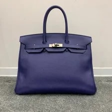 Hermès — Hermes Birkin 35 Iris Hardware Auth — Handbag — resale