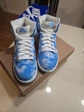 Size 9 - Nike SB Dunk High Cloud Japan Release Only Very Clean Condition 2