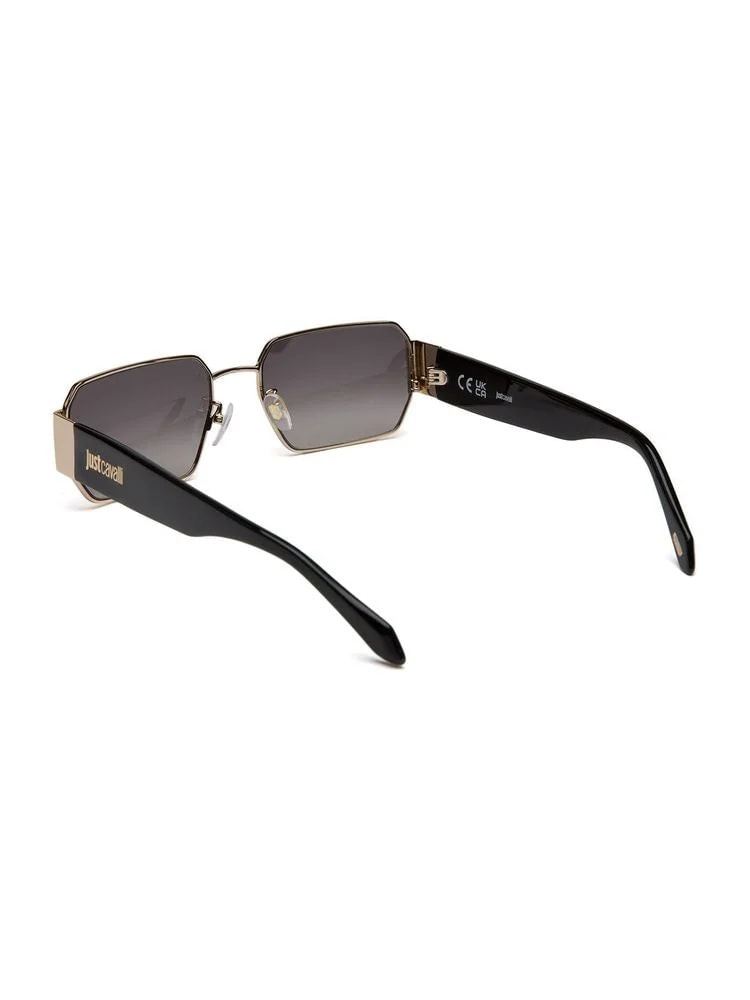 Just Cavalli Sjc199 Rectangle Metal Sunglasses — Rose Gold 3