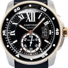 Cartier Calibre Diver 3729 W7100055 Automatic SS Black Dial 42mm 2