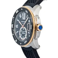 Cartier Calibre Diver 3729 W7100055 Automatic SS Black Dial 42mm 3