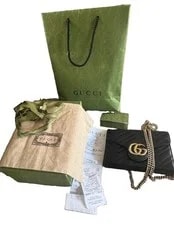 Gucci Italy GG Marmont Chain Small Crossbody 2