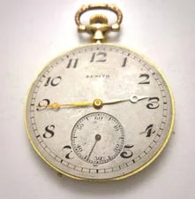 Zenith Pocket Watch Movement With Dial 2
