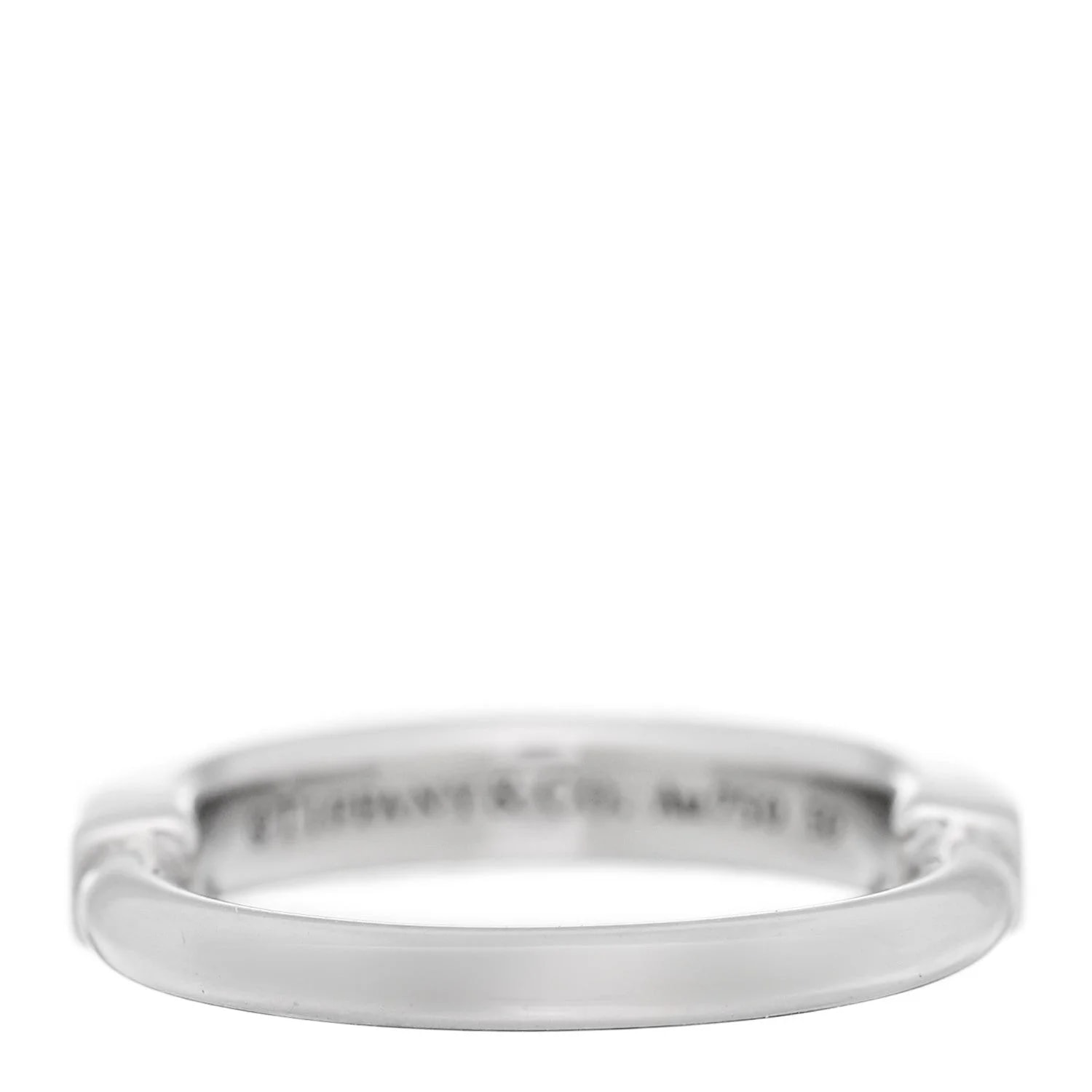 Tiffany & Co. — 18K White Gold Lock 44 3 — Jewelry — resale