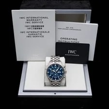2019 IWC Pilot Chronograph le Petit Prince Blue IW377717 43mm Full Set 2