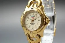 TAG Heuer — TAG Heuer S/el S94.015 27mm Gold Date Quartz From Japan — Watch — resale