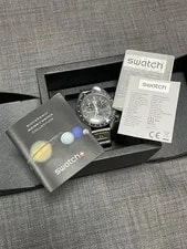 Swatch Moonswatch Mercury Mission Chronograph Silver 2