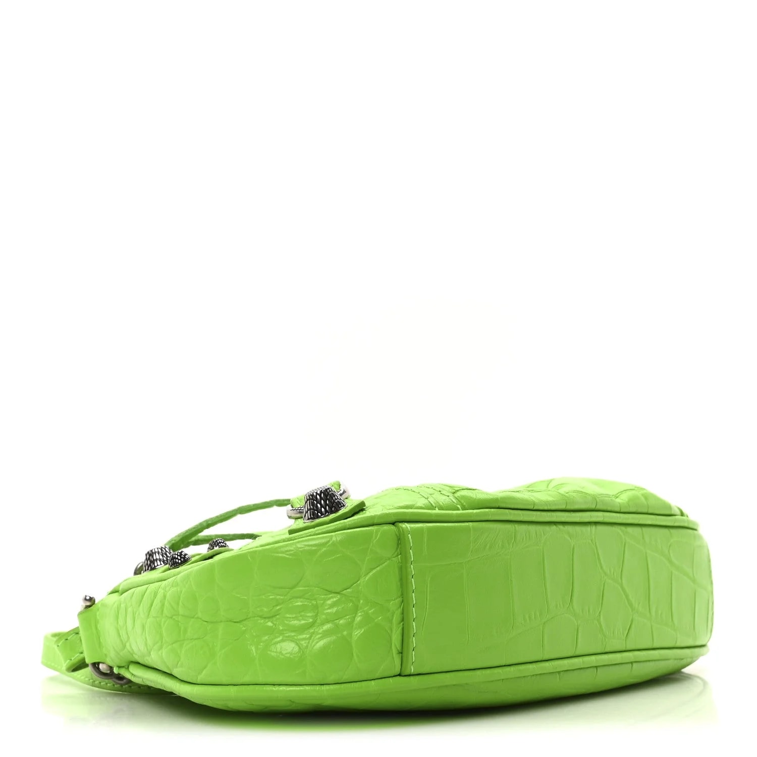 Extra Supple Embossed le Cagole Mini With Chain Acid 4