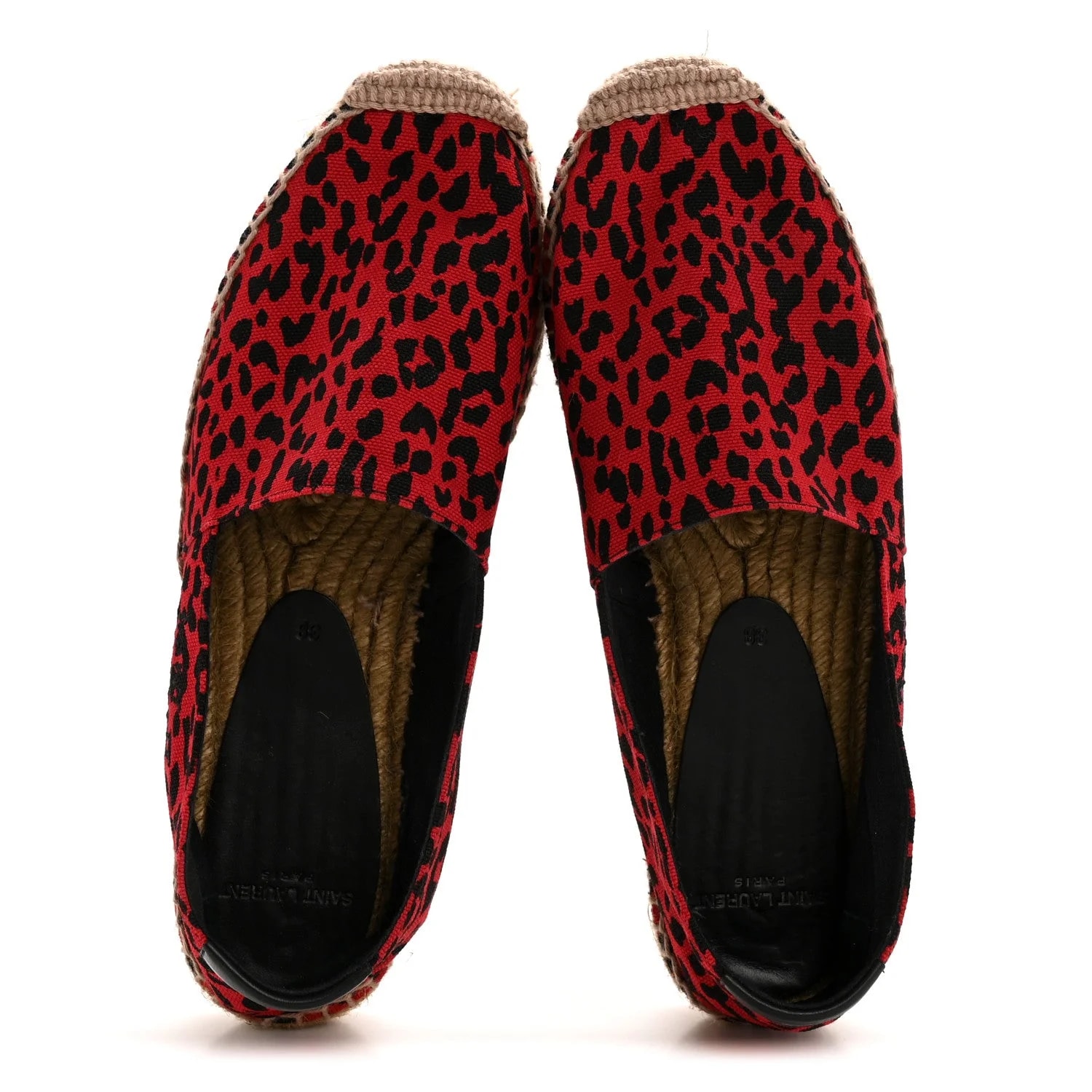 Leopard Print Espadrilles 38 2