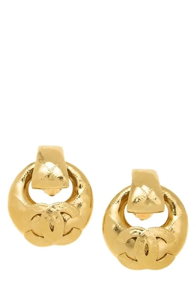 Chanel — 'CC' Hoop — Jewelry — resale