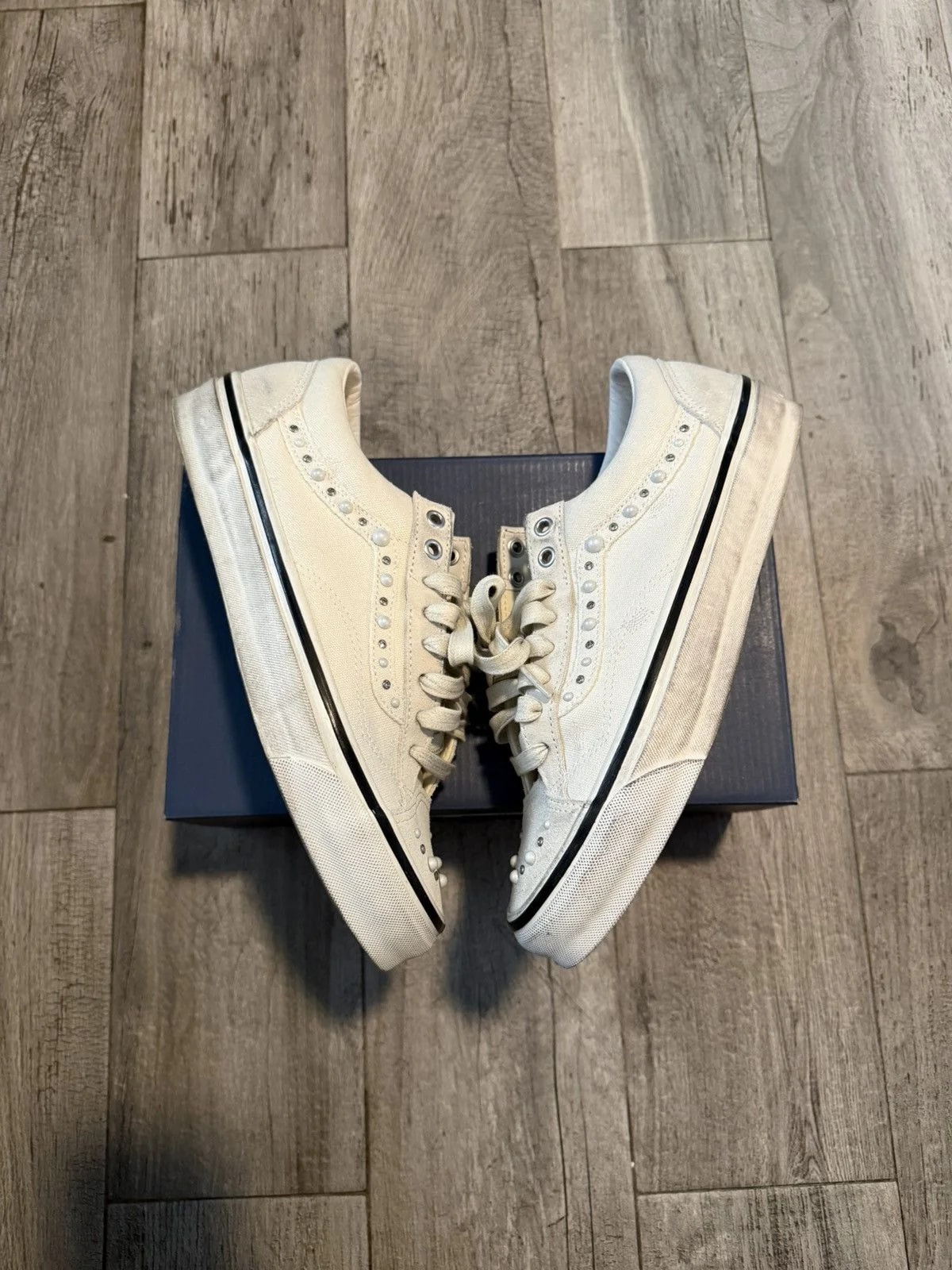Vans — Vans Old Skool Pearlized Lx 36 Marshmallow — Sneaker — resale