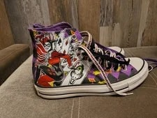 Converse Joker Harley Quinn DC High Tops 7 9 2