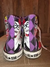 Converse Joker Harley Quinn DC High Tops 7 9 3