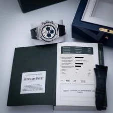 Audemars Piguet Royal Oak Chronograph Pride of Italy 26326ST White Dial Limited 4